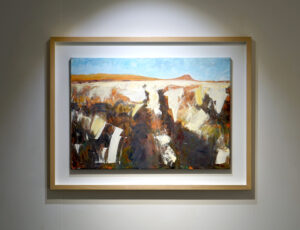 Tom Leaper 'The Plains of Galva' Oil on canvas 96 x 129cm (incl. frame) £3,300