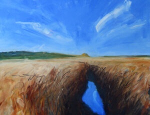 Tom Leaper 'Freshening Galva Skies' Oil on canvas 108.5 x 129cm (incl. frame) £3,800