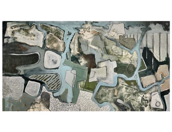 Jason Lilley 'I’m Sorry I Couldn’t Hold Your Hand When You Needed It Most' Oil on board 77 x 126cm SOLD