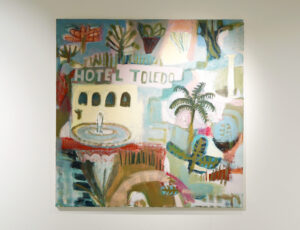 Dana Finch 'Postcard from Toledo' Oil on canvas £1,950