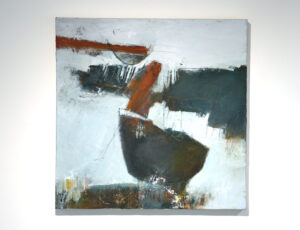 Peter Wray & Judy Collins 'Of Land & Sea', oil and mixed media, 70 x 70cm, SOLD