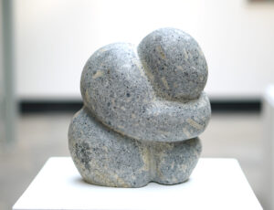 Aidan Hicks 'Figure 2023 no. 1', Land's End Granite, 25 x 24 x 15cm, £1,200