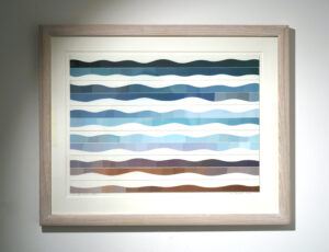 Carl Jaycock 'St Ives Winter Waves' Gouache on museum board, 57 x 71cm, £800