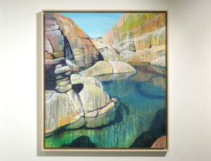 Claire Lucas 'Tranquility, Porth Nanven' Oil, 73 x 65cm, £1,350