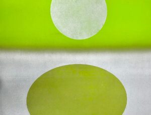 Mandi Stewart 'Green Spring Green III' Monotype, 81 x 70cm (framed), £875