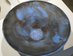 Mary English 'Bowl', smoke fired ceramic, £170