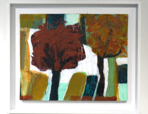 Karen McEndoo 'Graveyard Trees', Acrylic on canvas, SOLD