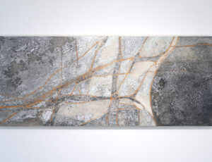 Stephanie Sandercock 'Granite', acrylic & plaster on wood, £1,600