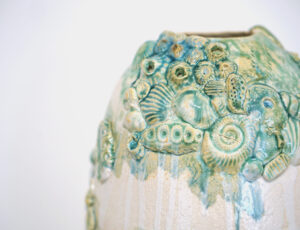 Mary Kaun English 'BTT5 Between the Tides - vessel', glazed stoneware ceramic, £250