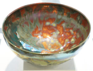 Sutton Taylor 'Flame Red Bowl', lustered ceramic, £595