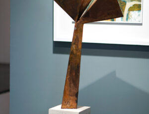 Tom Leaper 'Nanquidno', bronze, jesmonite base, 72 x 34 x 22cm, £3,750