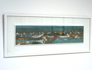 Jason Lilley 'Big sea (St Ives)' oil on board, 37 x 95cm, £850
