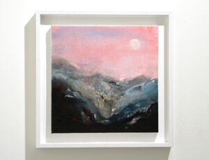 Paula Whitbread-Roberts 'Snow Moon 2', oil on canvas, 39 x 39cm, £1,250