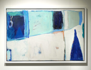 Imogen Rorke 'Winter Kantha', oil on canvas, £2,200