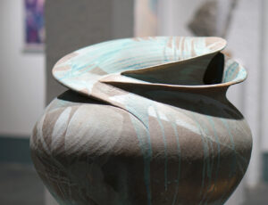 Alan DiMambro 'Helix Form Two', ceramic, 43 x 50 x 50cm, £680