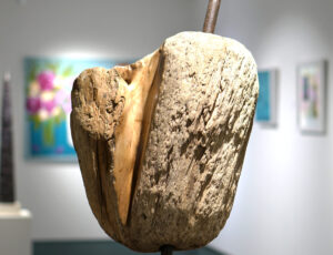 Laurent Sykes 'Adrift', wood & iron, 87 x 51 x 31cm, £1,500