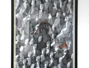 John Garbutt 'The Assembly', acrylic on paper, £2,250