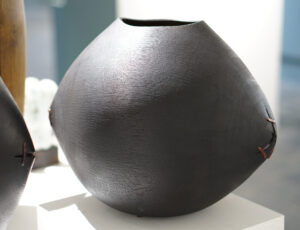 Graham Davey 'Black Oak Pot', Turkey Oak, 35 x 45 x 30cm, £600