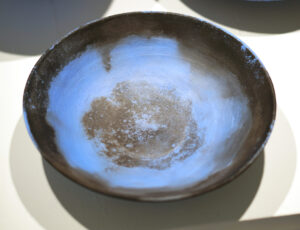 Mary Kaun English ‘Blue Bowls', Smoke Fired Stoneware Ceramic, Various sizes, £160