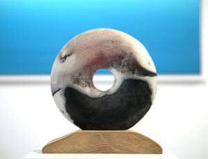 Mary Kaun English ‘Phase’, Pit-fired Stoneware Ceramic, 26 x 24cm, £295