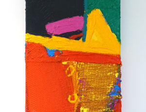 Anthony Frost 'Canned Heat', acrylic & pumice on netting, hessian scrim & canvas, 60 x 30cm, £4,000