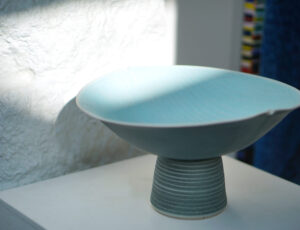 Christine Feiler 'Pedestal Bowl', stoneware, £290, 17 x 27 x 27cm