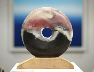 Mary Kaun English 'Phase’, Pit-fired Stoneware Ceramic, 26 x 24cm, £295