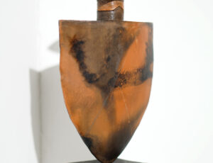 Paula Downing 'Lidded 'Bokler' (Small Shield)', ceramic, 27 x 14 x 9cm, £995