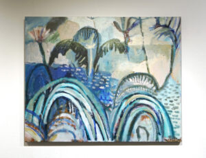 Dana Finch 'Hurricane Season', oil on canvas, 80 x 100cm, £2,400