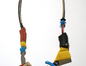Sarah Drew 'Hooked necklace: found plastic, recycled glass, rubber, ghostnet', £170