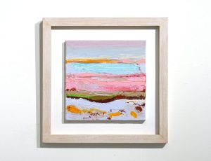 Teresa Pemberton ‘Shoreline’, oil on canvas, 30 x 30cm canvas, £650