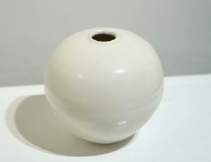 Sarah Cooling 'Porcelain Moon Jar', porcelain & glaze, 18cm high, £650