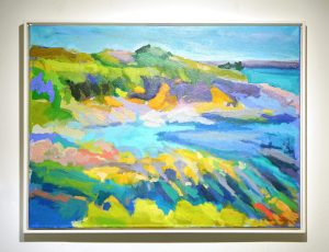 Diane Hadden 'Prussia Cove 2', oil canvas, 62 x 82cm, £895