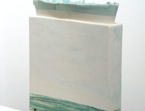 Julie Harper 'The Old Pier', porcelain, 30 x 22cm, £300
