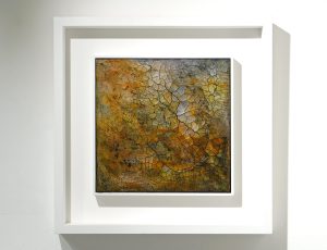 Lynette Pierce 'Autumn on My Mind', mixed media, 50 x 50cm, SOLD 