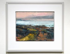 Jill Eisele 'Fading Light Hayle Estuary', oil on canvas, 61 x 54cm, £1,500