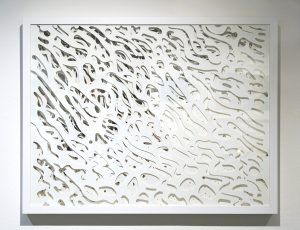 Nick Davies 'Aerial Tides', layered paper cuts (somerset paper), 74 x 96cm, £800