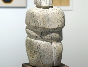 Aidan Hicks 'Figure 2023 No.9', Tourmaline granite, 47 x 20 x 20cm, £1,500