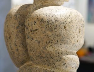 Aidan Hicks 'Figure 2023 No.9', Tourmaline granite, £1,500