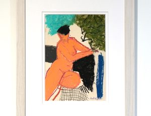 Rod Walker 'Seated Nude', pastel, 34 x 28cm, £495