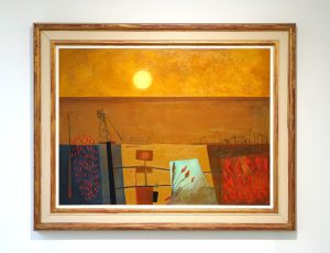 Rod Walker 'Pendeen Gold', oil on canvas, 78 x 98cm, £5,600