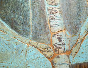 Stephanie Sandercock 'Northern Rock' (detail), mixed media, 84 x 59cm, £1,200