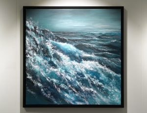 David Stamp 'The Ocean Awakens', 97 x 97cm, £1,450