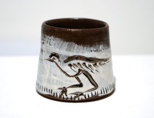 Sacha Lewis 'Vogel', earthenware, £35