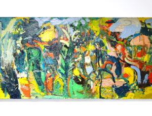 Paul Wadsworth 'Playing In the Garden of India' Oil, 78 x 164cm, £4,800