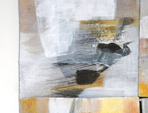 Sue Davis 'Rise' (detail), Mixed media on board, 20pcs, 150 x 150cm, £5,200