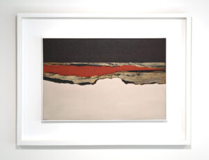 Jenny Woodhouse 'The Red Coast', mixed media on canvas, £1,495