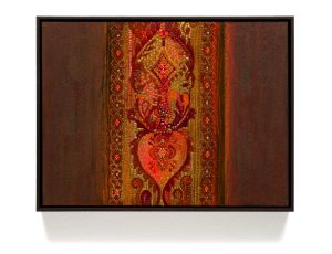 Stephanie Sandercock ‘Sacred Threads’, Mixed media with 24ct Gold, 32.5 x 43cm, £980 Stephanie Sandercock ‘Sacred Threads’, Mixed media with 24ct Gold, 32.5 x 43cm, £980