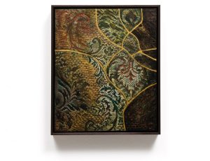 Stephanie Sandercock ‘Golden Ties’, Mixed media with 24ct Gold, 32.5 x 27.5cm, £780 Stephanie Sandercock ‘Golden Ties’, Mixed media with 24ct Gold, 32.5 x 27.5cm, £780