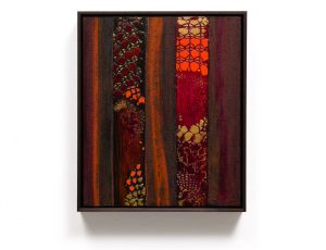 Stephanie Sandercock ‘Threads of Memory’, Mixed media with 24ct Gold, 32.5 x 27.5cm, £780 Stephanie Sandercock ‘Threads of Memory’, Mixed media with 24ct Gold, 32.5 x 27.5cm, £780